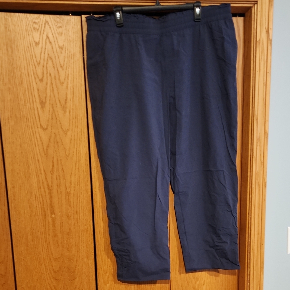 Columbia Dark Blue Ankle Or Cropped Outdoor Pants Size Xxl